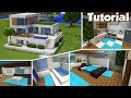 Minecraft: Large Modern House #30 Interior Tutorial (Easy)