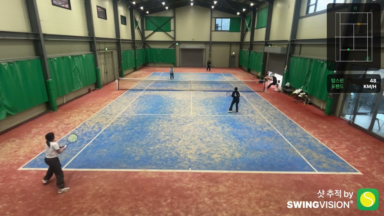 26.03.02 [스윙비전￼]￼준실내 테니스장 (민경, 솔잎, 수정, GT)