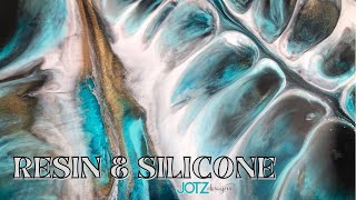 Epoxy Resin and Silicone Oil Abstract Art | Stone Coat Countertop - YouTube