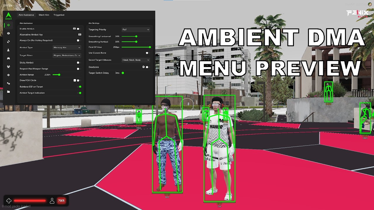 Best DMA Cheat for Fivem/RageMP/ALTV/GTAV | Full Menu Showcase ...