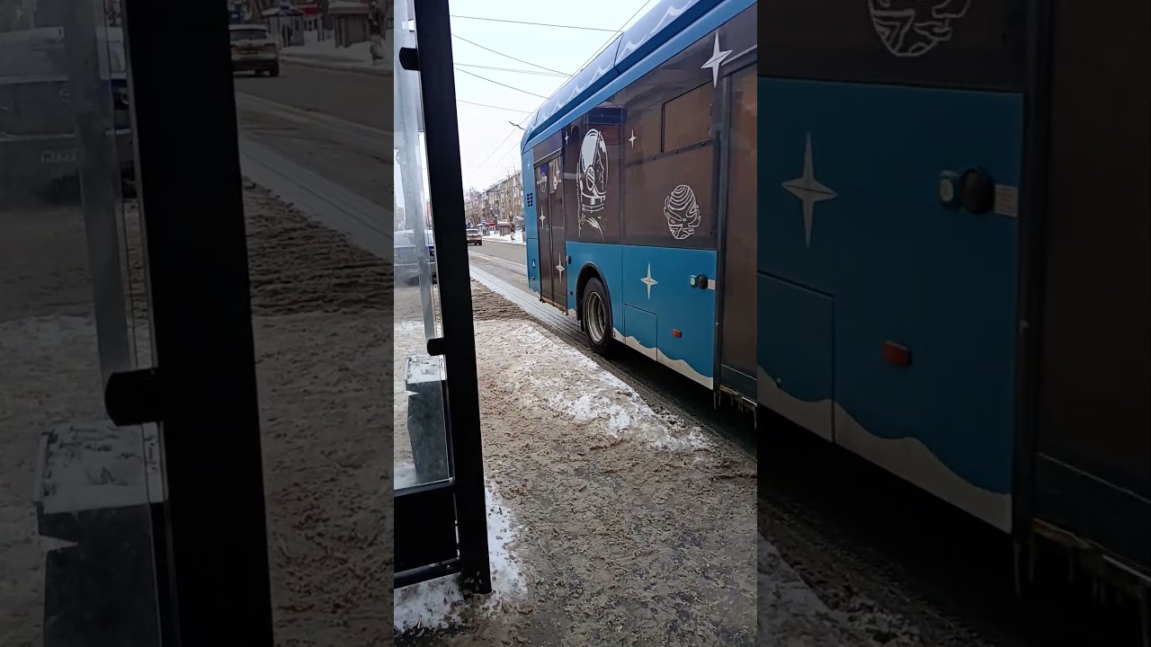 электробус М218ВО маршрут 109 город энгельс