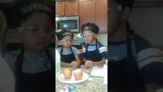 Apple Eruption Experiment