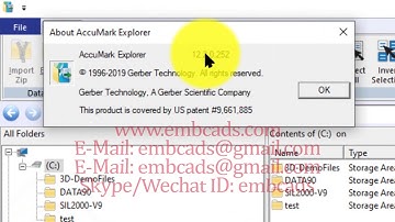 Gerber Accumark 12.2.0.252 + Accunest + Accuplan + 3D Full Pack Work Windows 8-10 64Bit