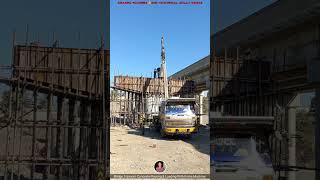 How to Krane Machine Operatings Loading & Pouring Concrete in Bridge 🌉 Transom FormWork⛩️#shorts