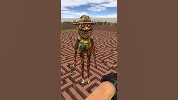 DESTROY ALL LEGO and RAINBOW ZOONOMALY MONSTERS in BIG MAZE part 3 - Garry`s Mod #garrysmod  #shrots