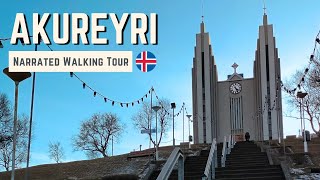 AKUREYRI, Iceland | 4K Narrated Walking Tour | Let's Walk 2023