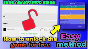 (agario)HOW TO GET RONY MOD MENU FOR FREE!(2.17.5)Easy method!