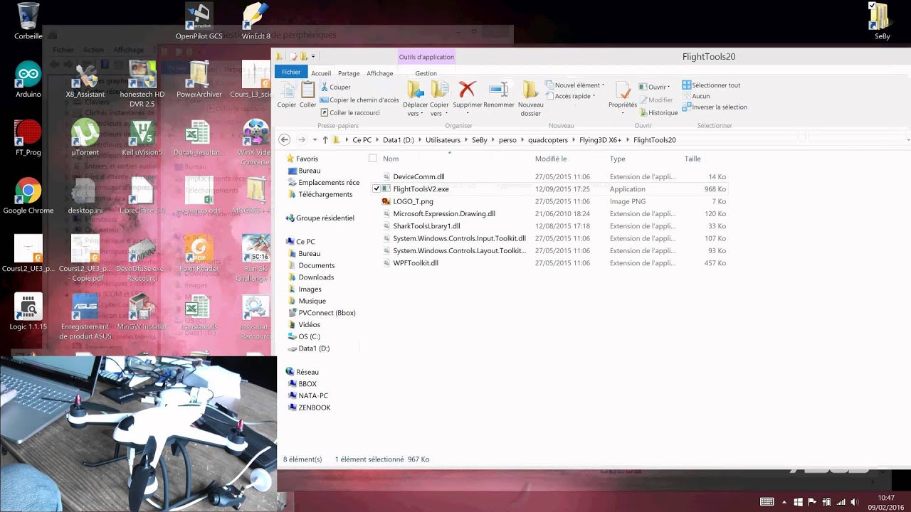 Flying3D X6+ ground station software (Courtesy Banggood)