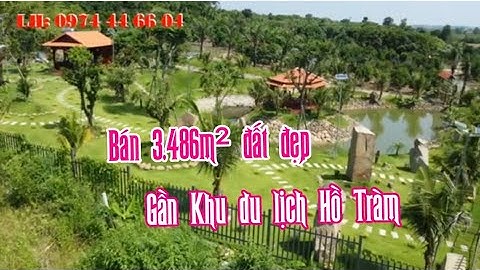 Bán đất đẹp 3.486m² gần Khu du lịch Hồ Tràm, ở Xuyên Mộc, Vũng Tàu - VT01