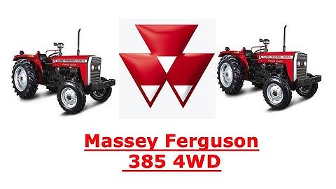Review: Massey Ferguson Tractor 385 4 Wheel Drive/ MF 385 4WD