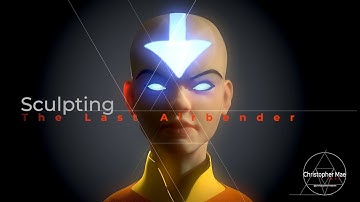 How I learn 3D sculpting: The last Airbender #sculpting #3dart #zbrush
