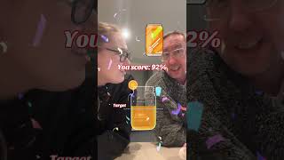 Can we get 100%? 😃#filter #tiktokfilter #filterchallenge #pouringchallenge #dadandcloshow