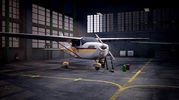 Airplane Hangar for Unreal Engine Marketplace