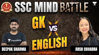 SSC का MIND BATTLE [ GK vs English ] ft. Deepak Sharma & Arsh Chhabra