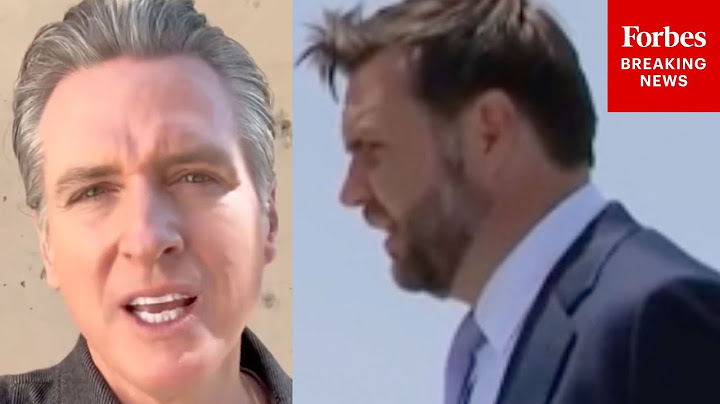 WATCH: Gavin Newsom Issues 'Message For JD Vance' As Vice President Visits Los Angeles, California