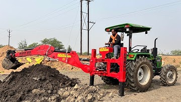 Backhoe loader on Eicher 557 tractor | cheapeat JCB on Tractor m.9589715544/9827593541