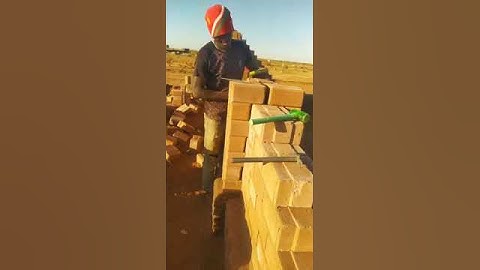 Interlocking Blocks Construction Process. For more details call#9312578095/0910298913