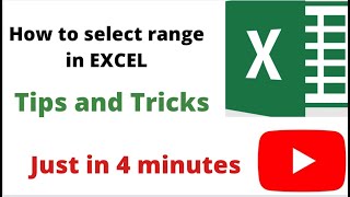 Celebrity Selecting a Range - How to  Select Multiple Cells, range - Learn From Basic Wealth