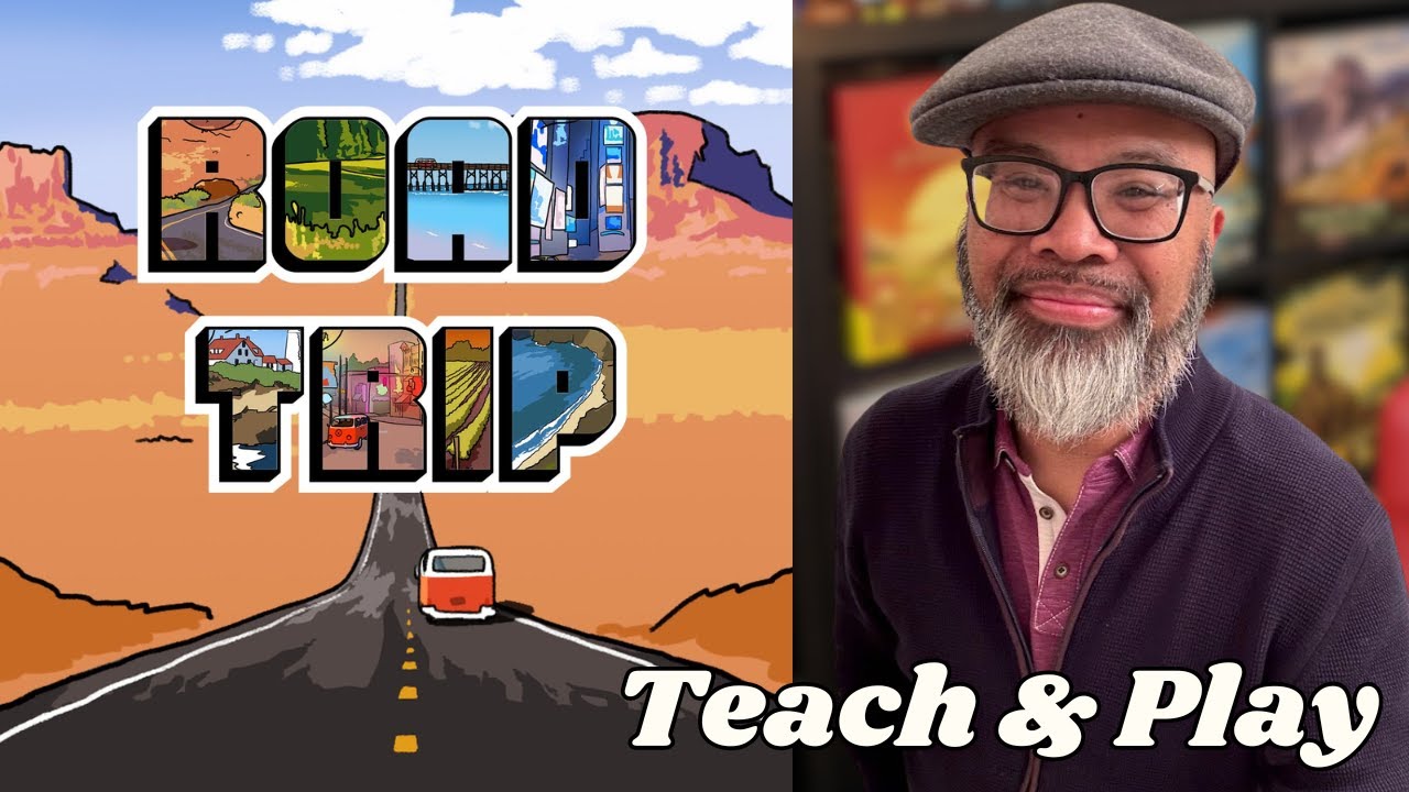 Road Trip: a fun solo card game adventure (I played twice!) - YouTube