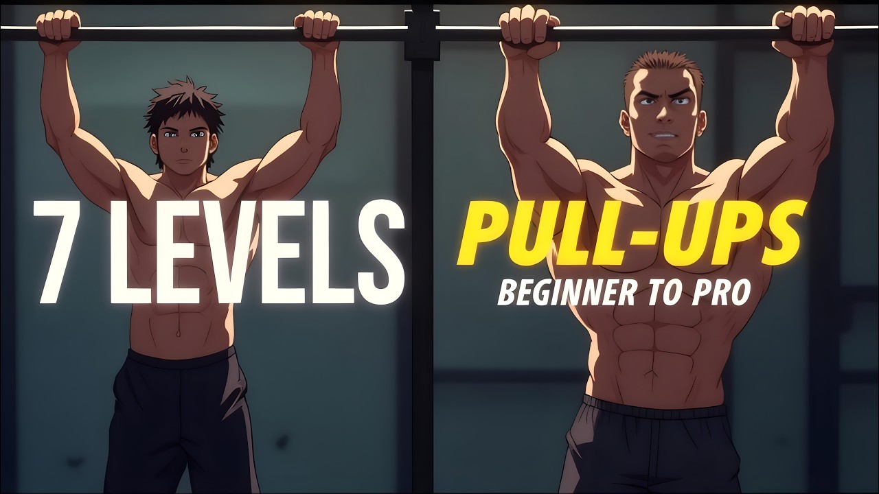 Levels of Pull-Ups: From Beginner to pro (Can You Pass All 7?)#pullups ...