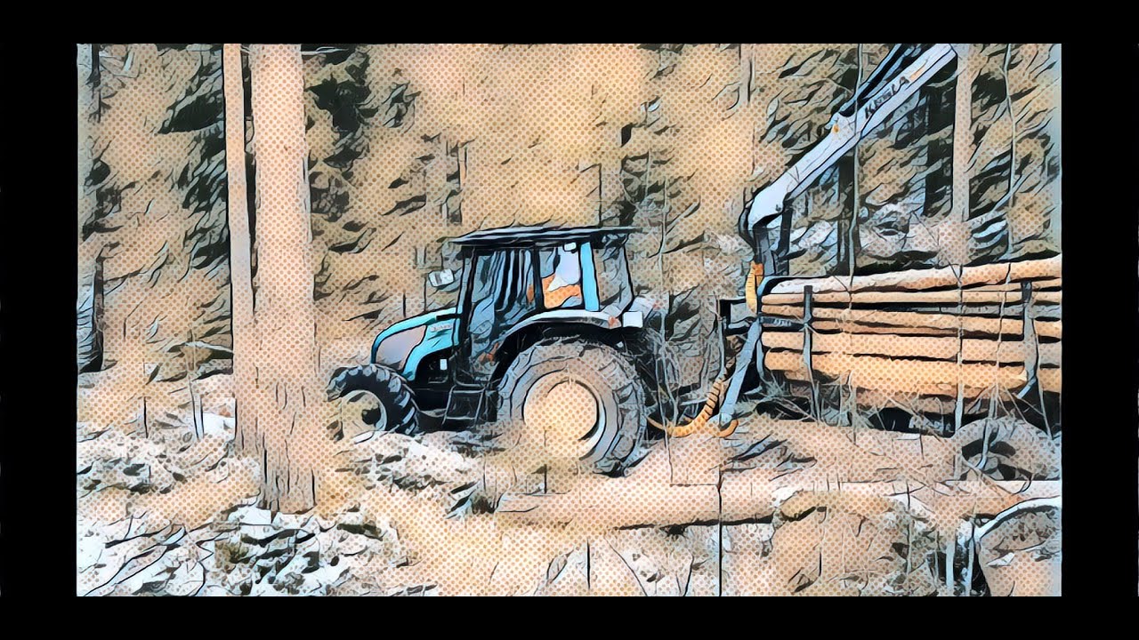 Valtra N92 + Kesla  92LHD osa2