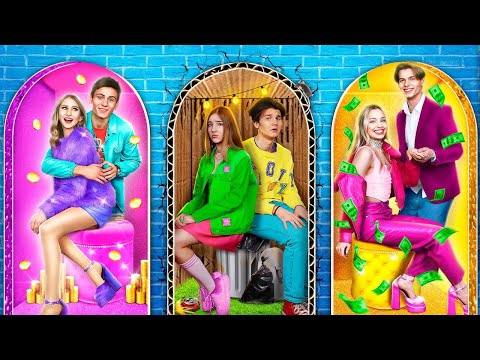 Богатая vs Бедная vs Гига Богатая Пара | Кто Выиграет Свадебный Челлендж