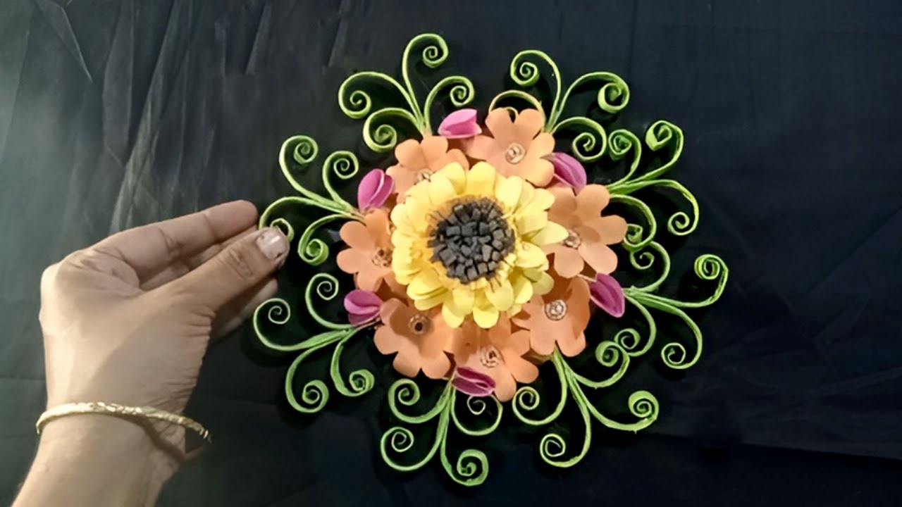 Beautiful Color Paper Wall Hanging / Paper Craft for Home Decoration