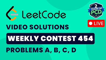 Leetcode Weekly Contest 454 | Video Solutions - A to D | by Vibhaas | TLE Eliminators