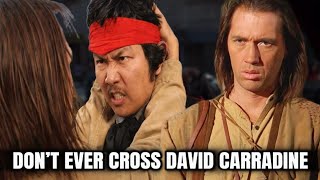 Never confront martial arts master David Carradine | #movie #oldmovie #retro #kungfu #stopbully 