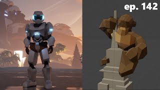 Low Poly King Kong in 10 minutes plus clips from Unreal Engine ep. 142