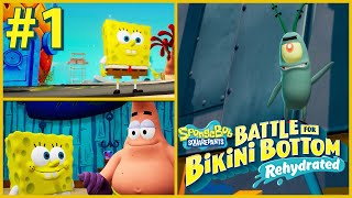 Exploring Bikini Bottom | Spongebob Squarepants Battle for Bikini Bottom Rehydrated Part 1