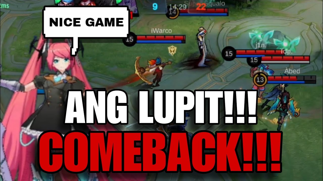 Grabe yung Comeback na ginawa namin