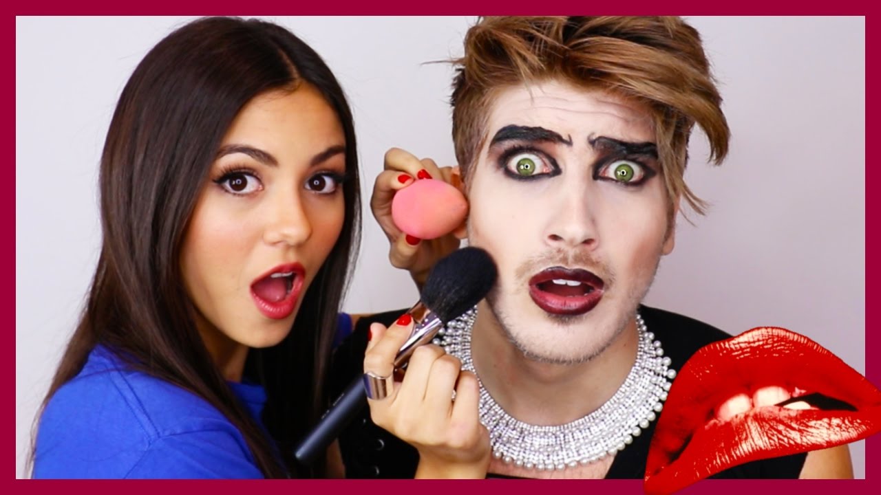 ROCKY HORROR MAKEOVER W VICTORIA JUSTICE YouTube