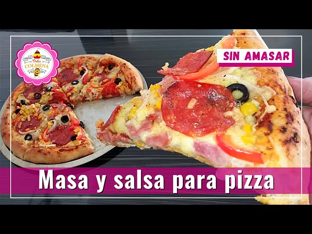 Masa de pizza casera - El lunes cierro el pico