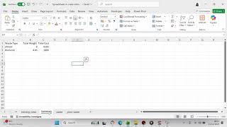 Create a simple AI Agent in Excel VBA to analyse waste