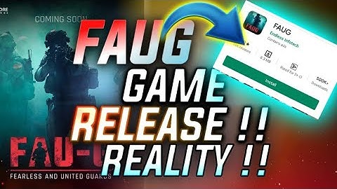 FAUG LIVE GAMEPLAY Release Official Launch By Ncore Games Install Now | PrinzeE