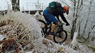 Tour Log Winter #3 new year's ride 2017 with Tim [ MTB XC / enduro ] -subtitled-