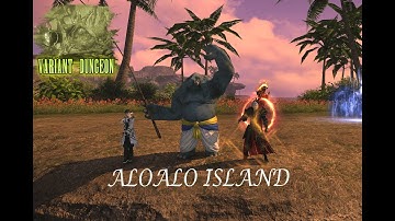 FFXIV [] First Time doing Aloalo Island! ALOALO ISLAND VARIANT DUNGEON (2 MAN)  []