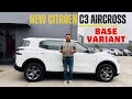 2024 New Citroen C3 Aircross Base Variant Walkaround | In English | Auto Quest