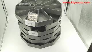 Multi-Layer Fan-Shaped Rotating Key Box For Car Keys Or Key Blades