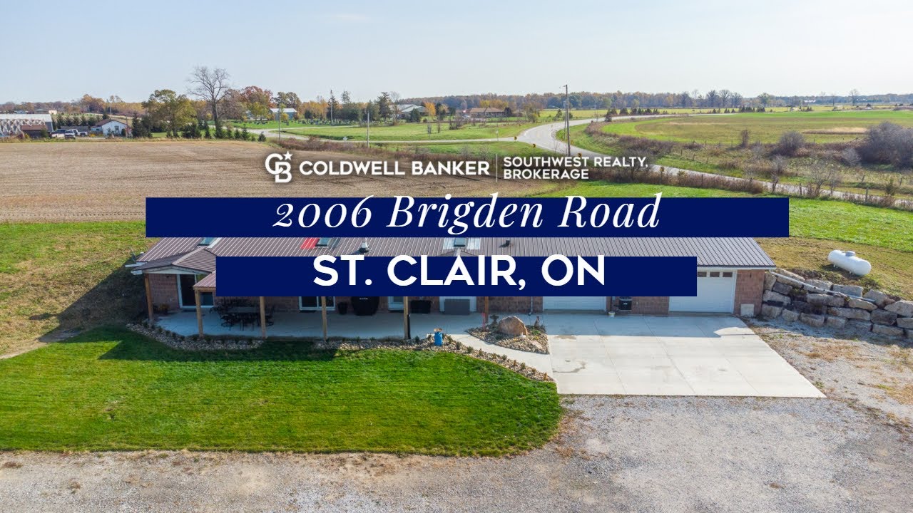 Sarnia Real Estate 2006 Brigden Road, St. Clair, Ontario, Canada