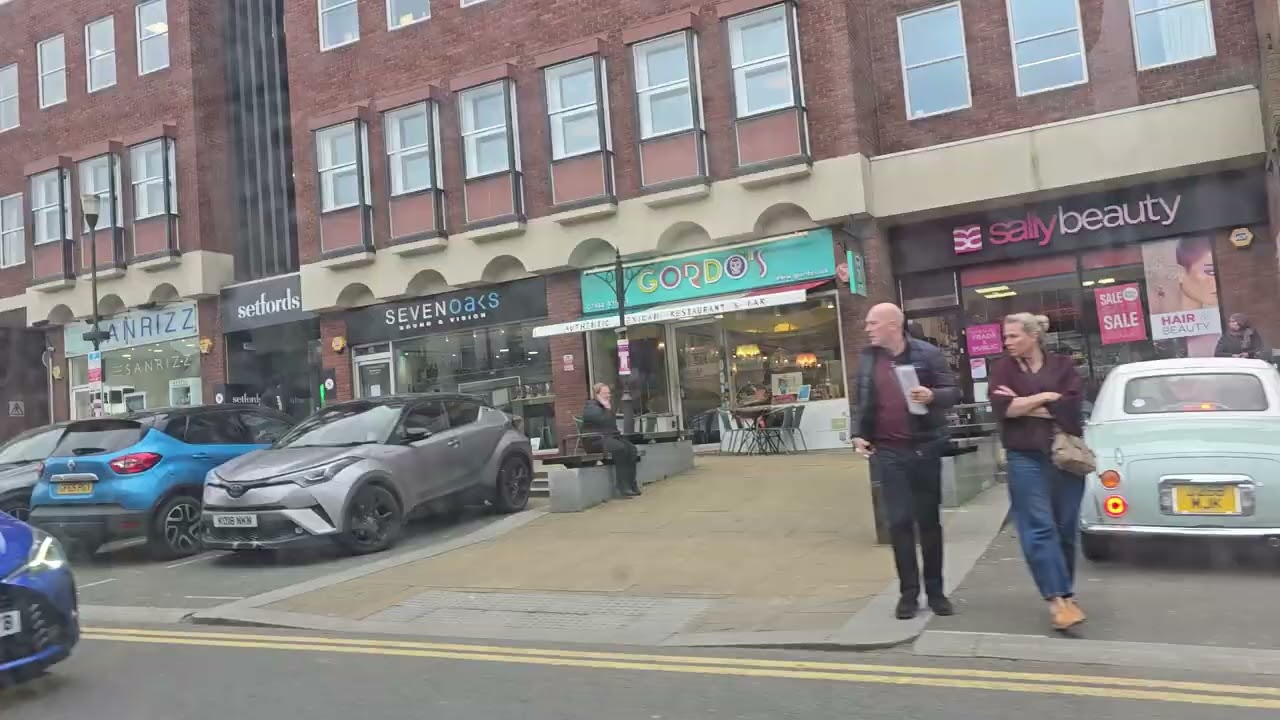 No18 Bus from Guildford Bus Station towards Burpham - Surrey - Compass Buses