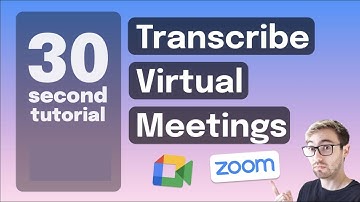 How to Easily Transcribe Meeting Recordings | Audio & Video Transcription App #shorts