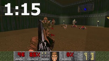 Doom  speedrun world record (1 minute and 52 seconds)