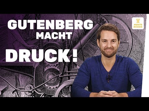 Video: Wer hat den Buchdruck erfunden?