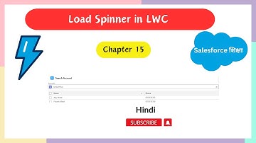 Load Spinner in LWC - Chapter 15 [Hindi] #lwcfromscratch