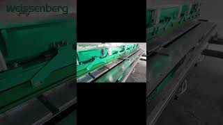 Plastic Sheet Bending Machine in Action | PP & PE Sheet Processing #Shorts #weissenberg #machine