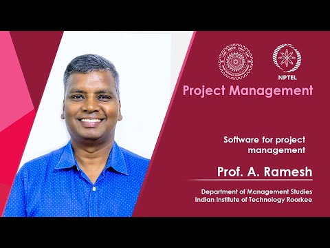 Lecture 37 - Software for Project Management