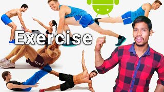 Home workout gym and simple exercise homework Android app/Aaura Technical screenshot 2