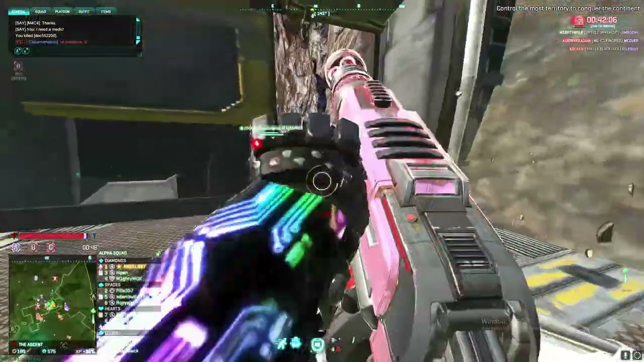 Planetside 2  Chaingun but with 2x HSM